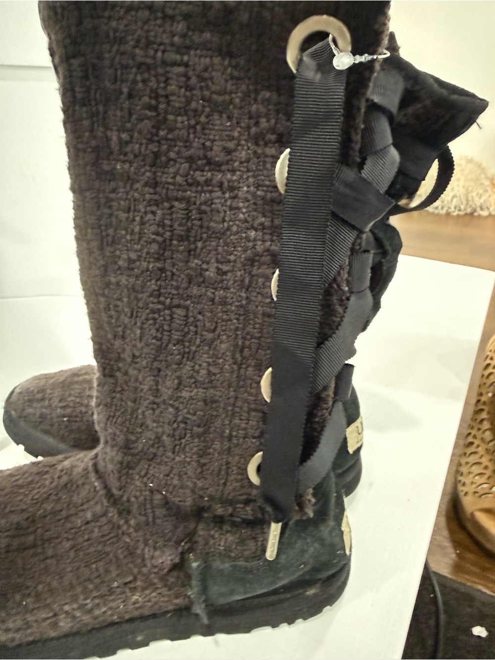 Ugg lace up boot